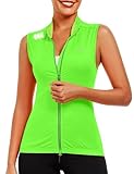 Little Donkey Andy Women's Breathable Cycling Vests full Zip Reflective Sleeveless Jerseys Running Biking...