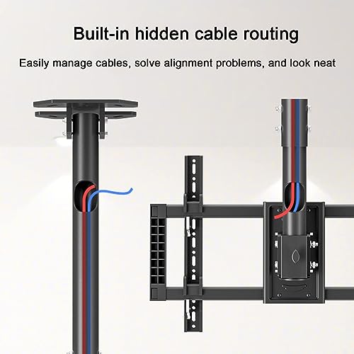Support TV au plafond de 39 à 85 pouces inclinable rotatif VESA - 7