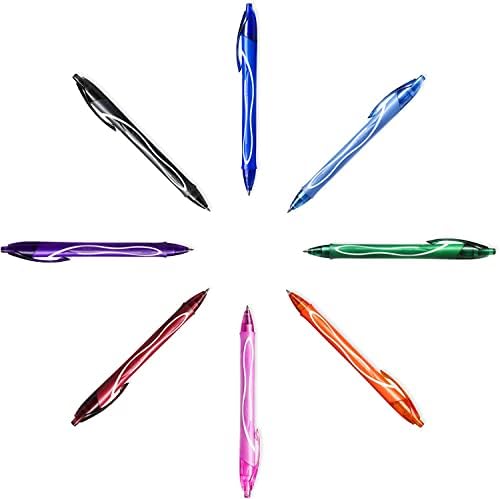 Bic Gel-ocity Quick Dry Ballpoint Pens - Assorted Colours, Pack of 8