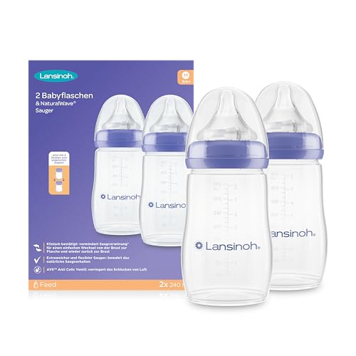 Lansinoh I Natural Wave Bottle 2x240ml