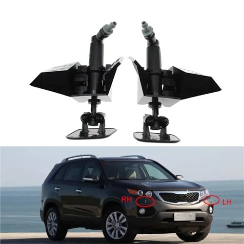 Cache-gicleur de lave-phare KIA Sorento 2009-2013 de haute précision ABS