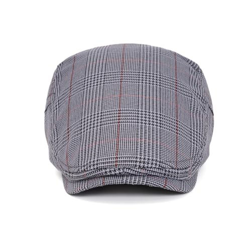Image of Cotton Newsboy Cap,Breathable Ivy Gatsby Cabbie Beret Hat for Men's Women Driving Hunting Golf