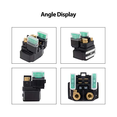 1PZ RS1-Y01 Starter Solenoid Relay Replacement for Yamaha Grizzly 350 400 450 660 2002-2014 Kodiak Big Bear 400 2000-2012 4SV-81940-12-00