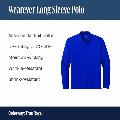 Polo unisex Port Authority Wearever Signature de piqué de manga larga miniatura 6