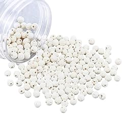 250pcs--White--6mm Round