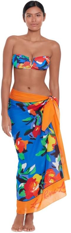 Women's Pareo Cover-Up Skirt (Bold Abstract, One Size)