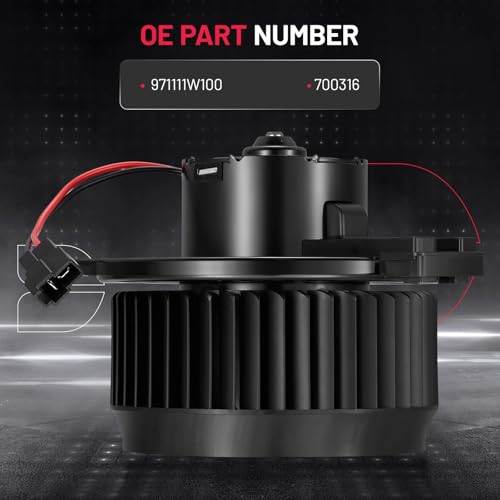 Image of BDFHYK AC Heater Blower Motor Fan 700316 Compatible with 2012-2017 Kia Rio L4 1.6L,HVAC Blower Motor Assembly Replacement for 971111W100