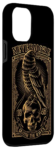 Iphone 12 Pro Max Nevermore Quoth The Raven Edgar Allan Poe Case #TOP2