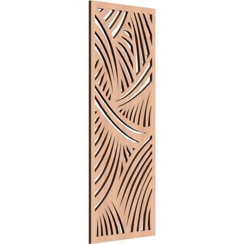 Image of 13 3 /8 inchW x 34 3 /8 inchH x 3 /8 inchT Chester Decorative Fretwork Wood Wall Panels, Alder