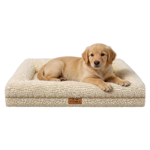 Orthopedic Dog Bed for Medium Dog Cat Noodle Cover Egg-Foam