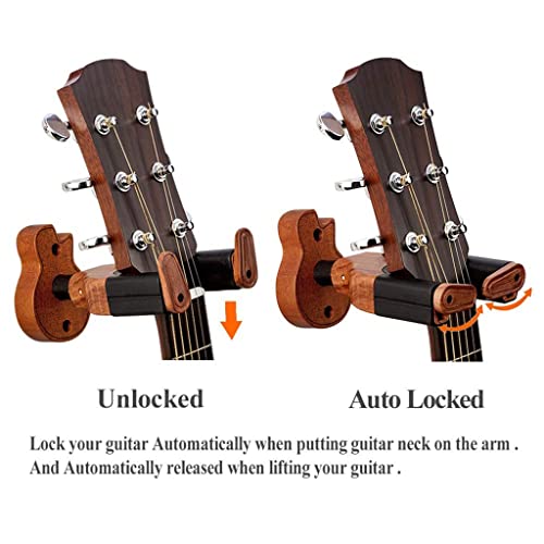JHHDP Montoir en Bois Mount Guitar Hanger Titulaire Hook Keeper Suspension Suspension Facile à Installer - Les Beatles, Paul McCartney, John Lennon, RIngo Starr, George Harrison JHHDP Montoir en Bois Mount Guitar Hanger Titulaire Hook Keeper Suspension Suspension Facile à Installer – Image 3