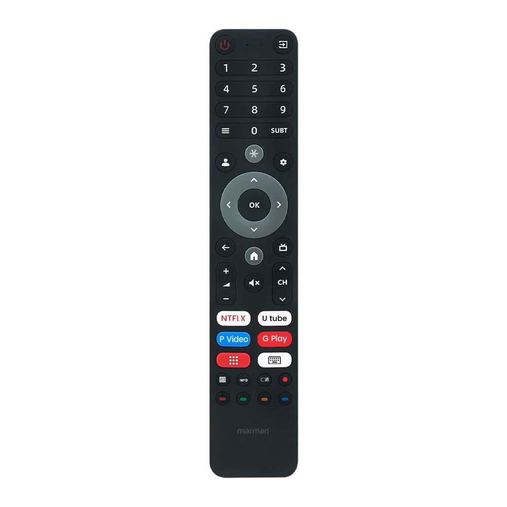 marman® Compatible with Impex Smart Tv Remote Control Suitable for evoQ Series 4k Ultra HD LED 32 43 50 55 65 75 Inch TV Non Voice Command with Hotkeys - Match Remote Key by Key with Existing Remote-picture-12