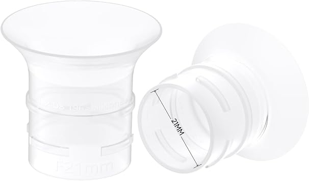 eufy Security Original 21mm Sizing Inserts 2-Pack for Wearable Breast Pump S1/S1 Pro/E10/E20, Silicone Sizing Inserts, Easy to Install and Use, Comfortable and Precise Fit for Better Suction