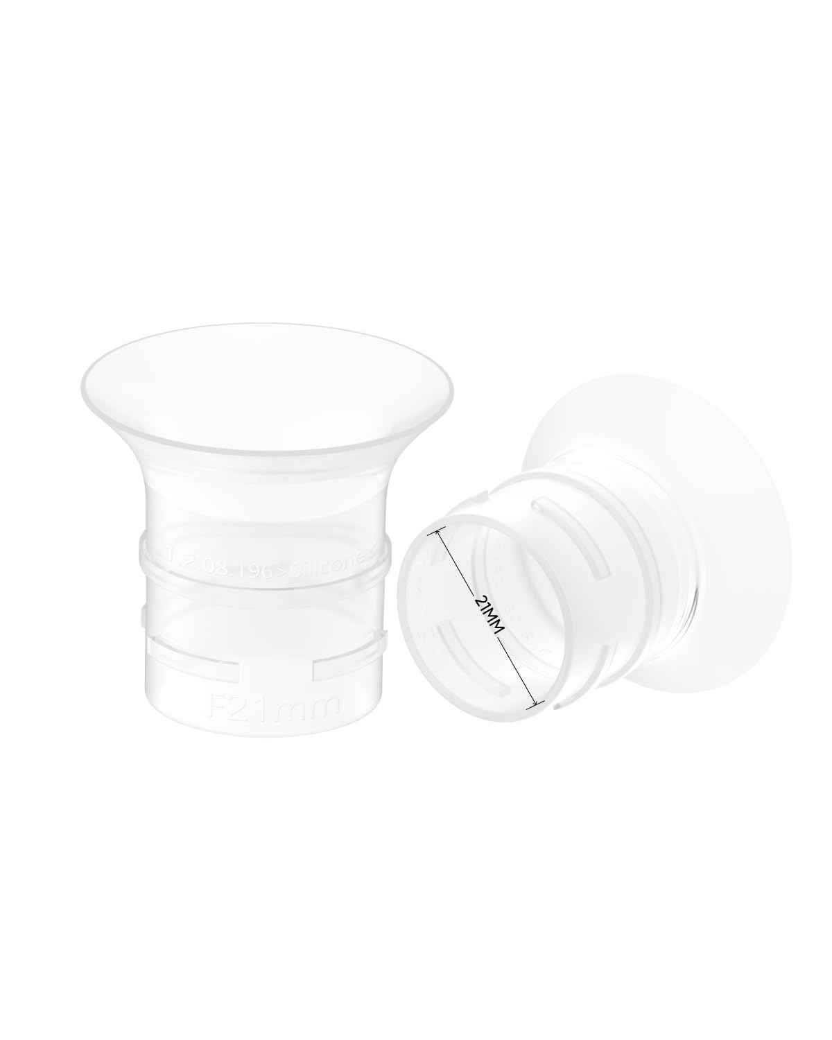 eufy Security eufy Original 21mm Sizing Inserts (2-Pack) for Wearable Breast Pump S1/S1 Pro/E10, Silicone Sizing Inserts, Easy to Install and Use, Comfortable and Precise Fit for Better Suction