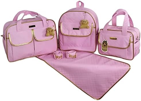 Bolsa da Maternidade Completa: O que Não Pode Faltar? 3 Kit Bolsa Maternidade com Mochila Menino/Menina (Rosa)