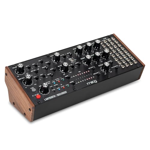 MOOG Labyrinth - semimodularer parallelgenerativer Analogsynthesizer mit Dual-Sequencer, Dual-Oszillatoren, VC-Wavefolder, VC-Filter, Patchbay