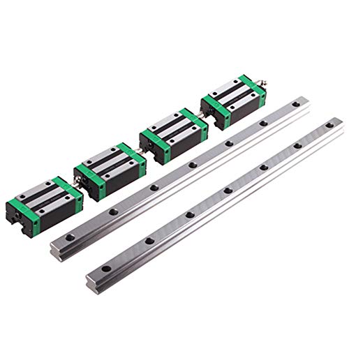 2Pcs Hgr20-1500Mm Linear Rail + 1Pcs Rm1605-1550Mm Ballscrew With Bf12/Bk12 Kit, Dsg16H Nut Housing, Coupling, Slide Blocks Linear Guide Rail Ball Screw Set For Diy Cnc Routers Lathes #TOP2