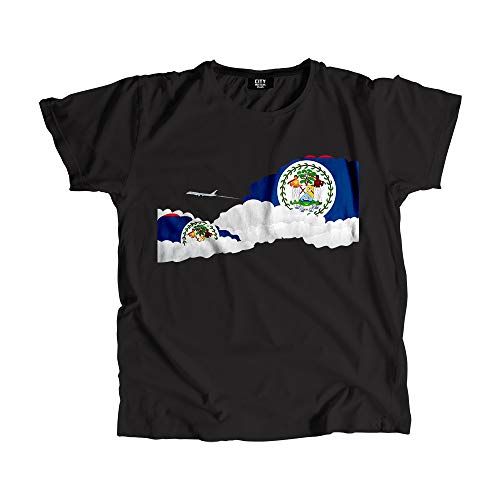 T-shirt Belize Clouds pour passionnés d'aviation et de voyages