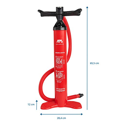 Handpumpe Aqua Marina Doppelhub für Stand-Up-Paddle-Boards und Kajaks