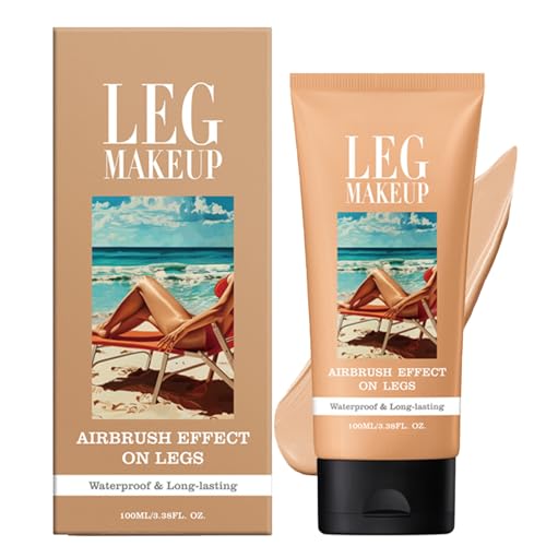 Leg Full Coverage Concealer Waterproof, Tattoo Cover Up No Transfer Body Makeup, Body Coverage Perfector Bruise&Scar &Veins Concealer With Airbrush Finish, All Skin Tones​