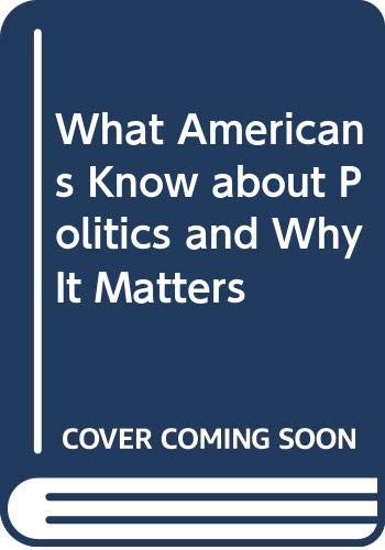 What Americans know About Politics & why it Matters