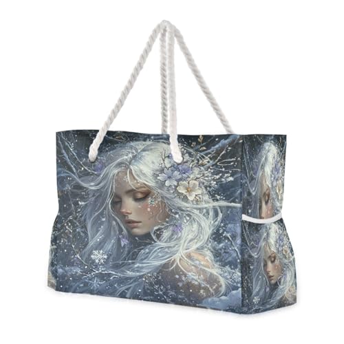 Amooorous Archers Game Anime Girl - Bolsas de mano portátiles con cremallera para viajes con cremallera para mujer, bolsas para el trabajo con bolsillos, Archers Game Anime Girl Silver, 1 size