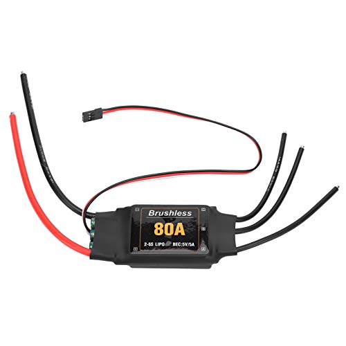 Zerodis 80A Brushless ESC, RC letadlo letadlo vrtulník elektronický regulátor otáček příslušenství regulátor otáček motoru ESC (#1)