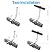 Yehchi Boat Trailer Guides 2 Foot Bunk Adjustable Design, Boat Trailer Guide Pole Kits Heavy Duty Galvanized Steel, Rustproof, Includes Fixing Hardware, for Ski, Fishing Boat or Sailboat Trailer