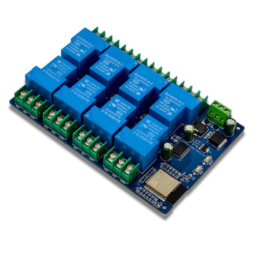 Module de relais ESP32 WiFi 8 canaux 30A pour piloter de fortes charges électriques
