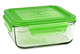 Wean Green Wean Meal Cube Glass Food Containers, Pea Green, Single