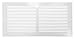 Produktbild Hart & Cooley 650 Series Lüftungsgitter, flach, 35,6 x 10,2 cm, Weiß
