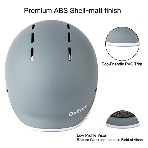 image for OnBros Adult Bike Helmet – Safety Certified – Urban Commuter Helme