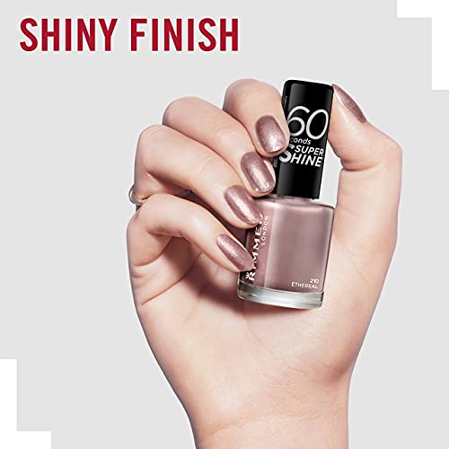 Rimmel 60 Seconds Super Shine Nail Polish - 8 ml, Ethereal - Image 6