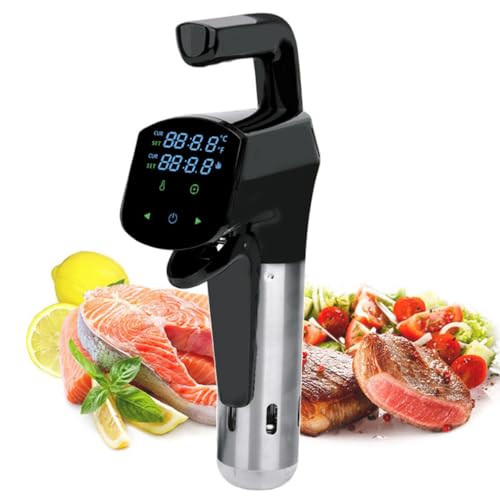 Sous Vide Machine, 1100 W Immersion Circulator Sous Vide Baths de agua, control de aplicaciones, calentamiento de circulación de agua 3D y control de temporizador de temperatura preciso, cocción lenta