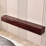 【DISEÑO CON ESTILO Y MODERNO】: El diseño moderno hace que esta consola multimedia montada en la pared se adapte fácilmente a cualquier estilo de habitación y complemente otros muebles. Este estante multimedia flotante se verá genial en su sala de estar, dormitorio u oficina en el hogar. El diseño de la esquina puede prevenir eficazmente el impacto de la colisión y evitar lesiones.