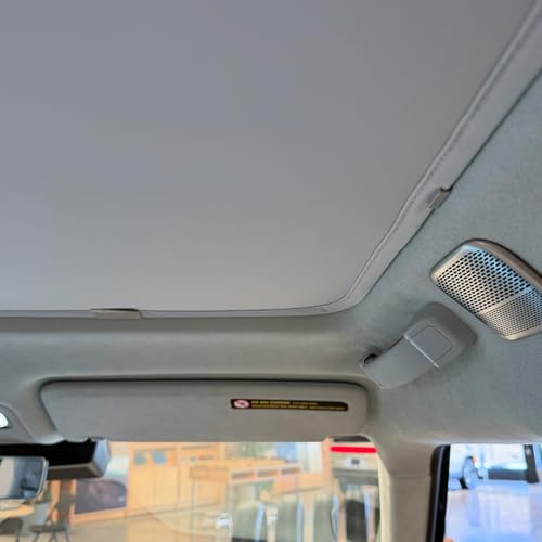 Image of VION R1T Roof Sunshade - Precision Fit, No Sagging, Two Pieces Design, Full Blackout (for Rivian R1T)-Gray