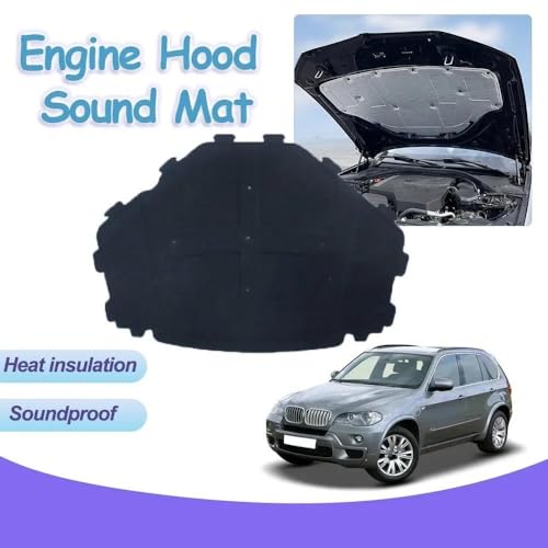 Aislamiento acústico de algodón para BMW X5 E70 que reduce el ruido del motor 2