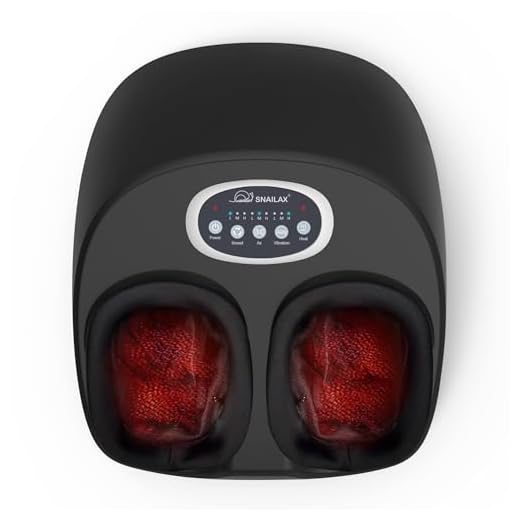 Snailax Foot Massager with Heat,Kneading,Compression,Vibration, Shiatsu Feet Massager Machine for Plantar Fasciitis,Neuropathy Pain, Foot Warmer,Gifts for Women,Men,Size 12