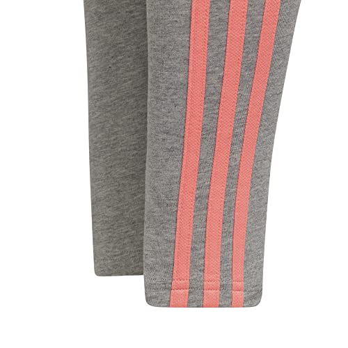 Adidas G 3s Gambe Leggings, Grigio/Rosso