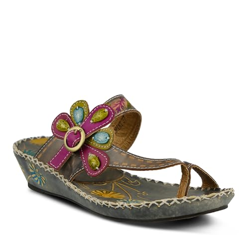 Spring Step L'Artiste SANTORINI-GRA Spring Step L`Artiste Women'S Santorini Slide Sandal Gray Eu 38 / Us 7.5-8 thumb #1