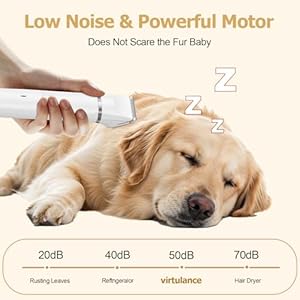 Dog Clippers Grooming Kit 4 in 1 Cordless Dog Hair Trimmer Pet Grooming Kit Low Noise Waterproof and Washable Rechargeable Pet Trimmer Set for Small Dogs Cats Paws Ears Face Rump