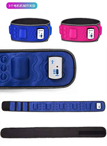 Electric-Vibrating-Slimming-Belt-MassagerElectric-Vibration-Sauna-BeltHeated-Vibration-Slimming-Belt-Electric-Full-Body-Massagerblue-5Motor-Mechanical-Switch