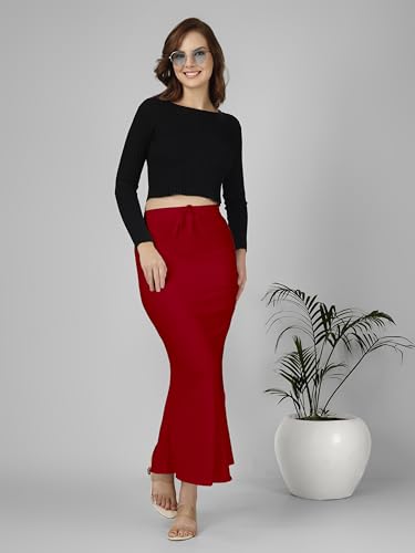 Image of Nexsus Stretchable Saree Shapewear | Petticoat for Women | Cotton Blended | Skirts for Women | Shape Wear Dress for Saree | Available in 80+ Colors and Plus Sizes