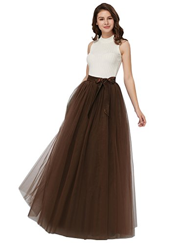 EllieHouse Womens Long Tutu Tulle Skirt PC28