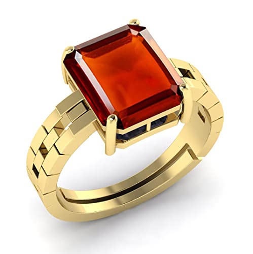 Bague hessonite réglable en laiton, le cadeau astrologique mixte idéal - 3