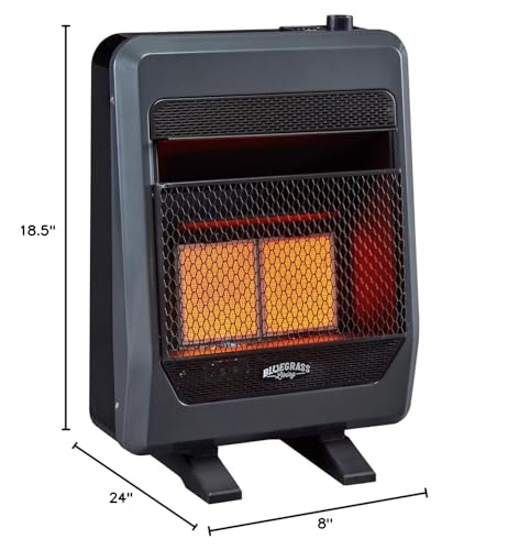 Bluegrass Living 200086 Propane Gas Vent Free Infrared Gas Space Heater thumb #2