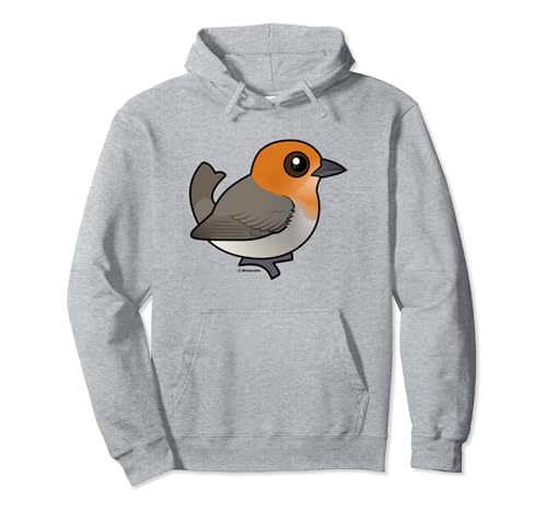 Cute Cartoon Brown-flanked Tanager Birdorable Bird Species Pullover Hoodie