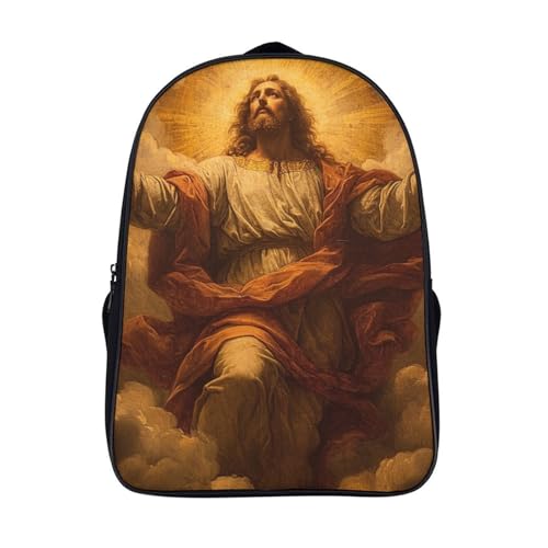 Mochilas infantiles escolares Jesus con tirantes acolchados y gran capacidad