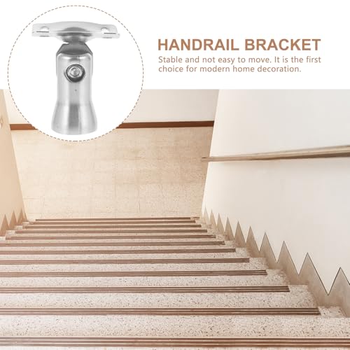 Soporte pasamanos inoxidable escaleras cabezal móvil accesorio barandilla 8