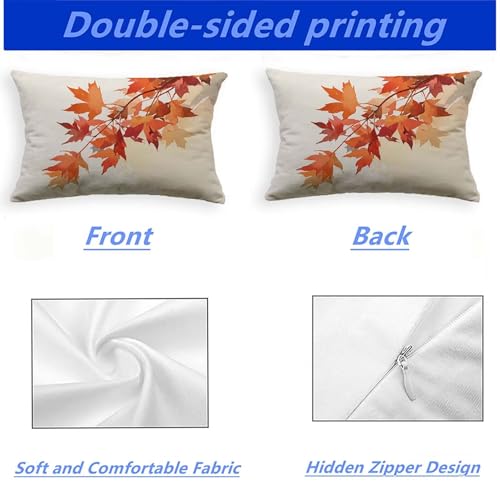 Housse de coussin orange brûlé 80x100 velours fermeture éclair